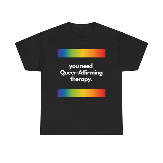 Rainbow Equality Tee — Minimal Pride Bars T-Shirt