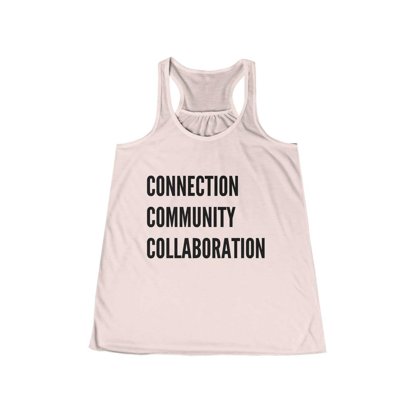 Connection Community Collaboration - Flowy Racerback Tank - Casual Therapy