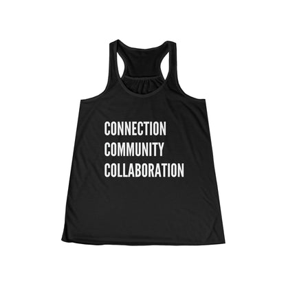 Connection Community Collaboration - Flowy Racerback Tank - Casual Therapy