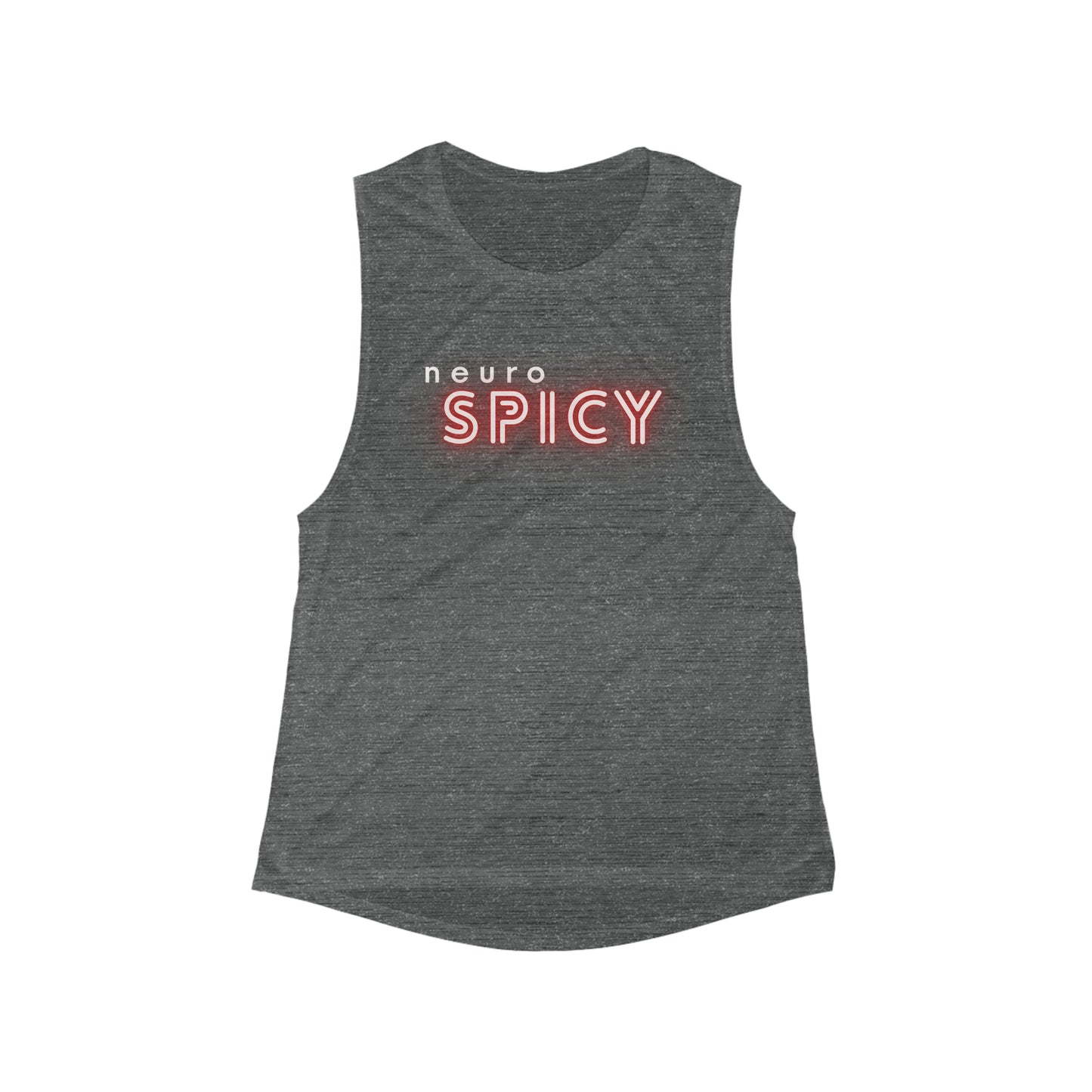 Neuro Spicy - Flowy Scoop Muscle Tank - Casual Therapy