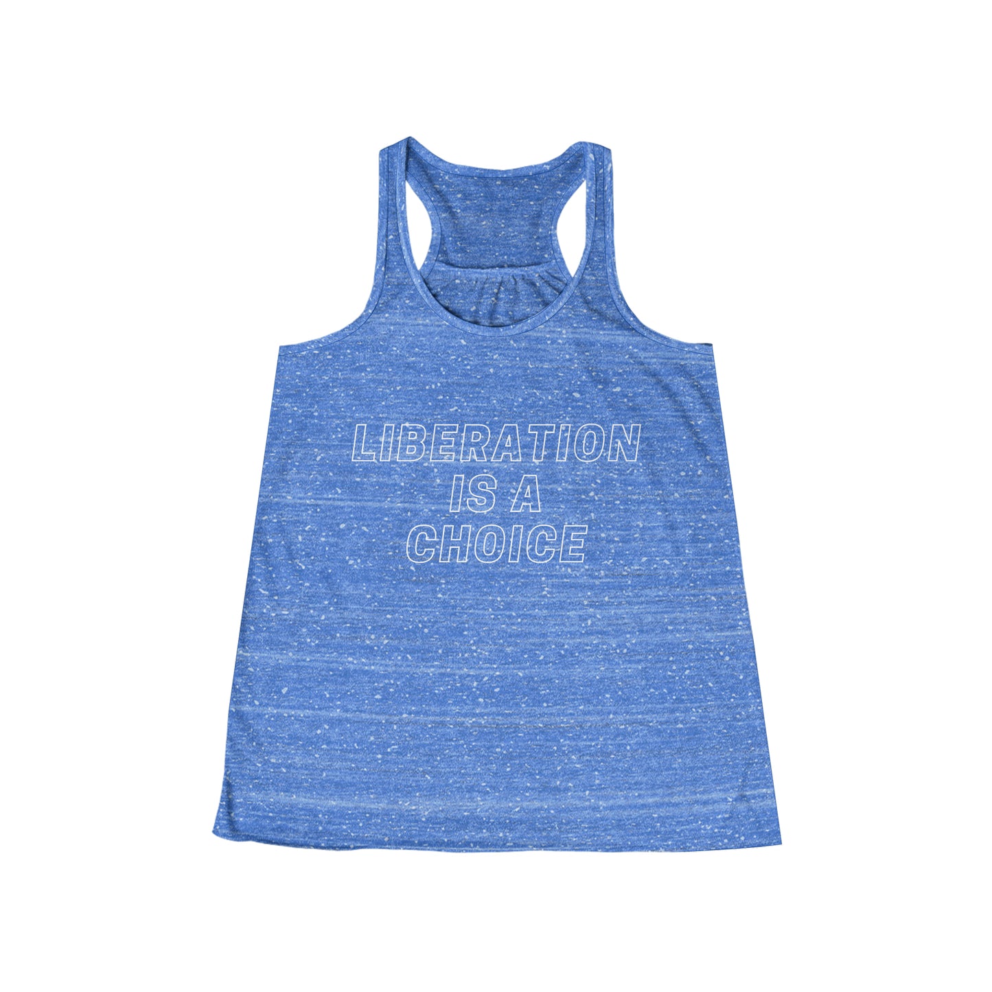 Liberation is a Choice - Flowy Racerback Tank - Casual Therapy