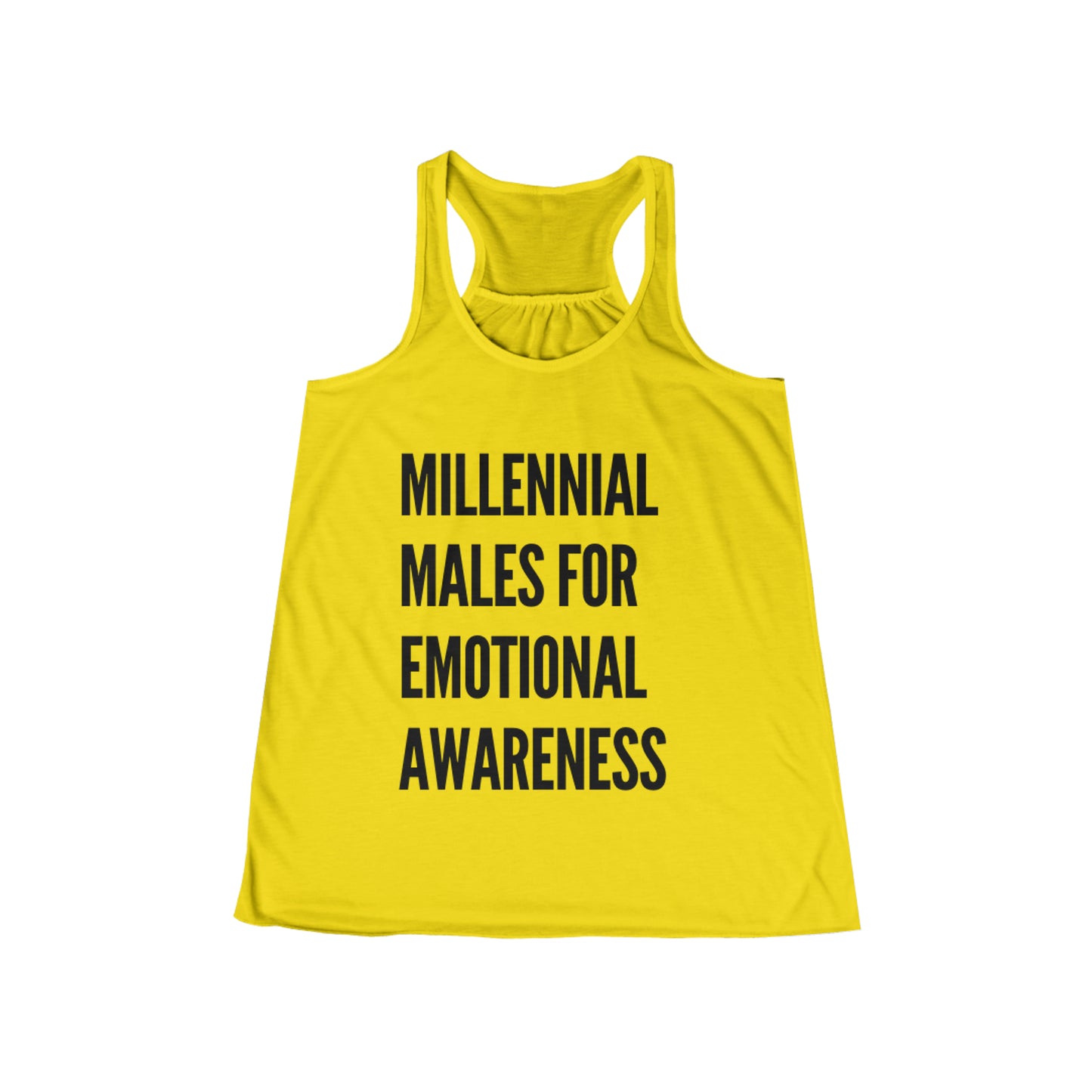 Millennial Males for Emotional Awareness - Flowy Racerback Tank - Casual Therapy