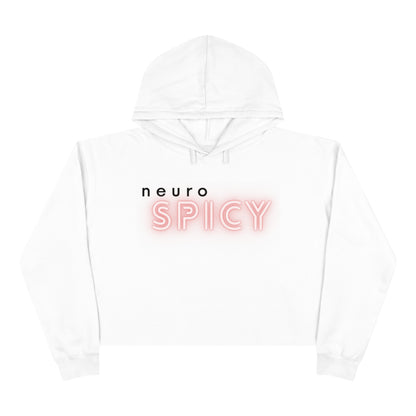 Neuro Spicy - Crop Hoodie - Casual Therapy