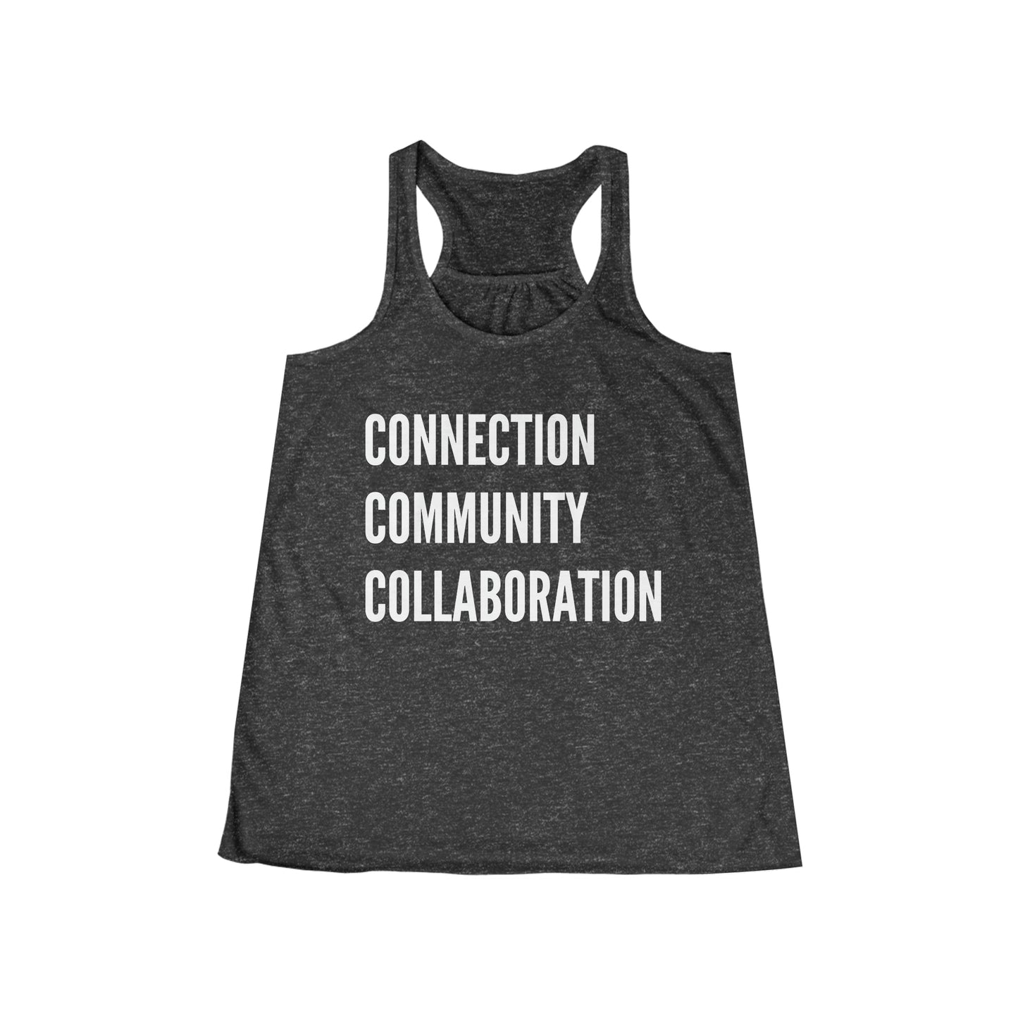 Connection Community Collaboration - Flowy Racerback Tank - Casual Therapy