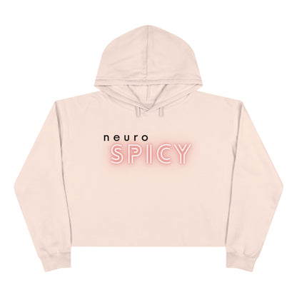 Neuro Spicy - Crop Hoodie - Casual Therapy